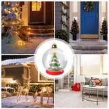 NNEOBA Outdoor Christmas Inflatable Ball Garden Decoration (22-inch)