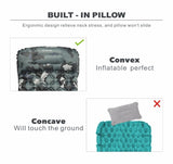 NNEOBA Outdoor Inflatable Sleeping Pad with Pillows for Camping