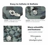 NNEOBA Outdoor Inflatable Sleeping Pad with Pillows for Camping