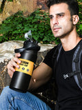 NNEOBA Portable Stainless Steel Thermos Water Bottle with Straw