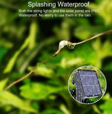 NNEOBA Waterproof LED Solar String Lights Outdoor