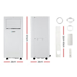NNEDSZ Portable Air Conditioner 7000BTU Cooling Mobile Fan Cooler Dehumidifier
