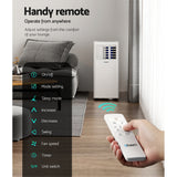 NNEDSZ Portable Air Conditioner 7000BTU Cooling Mobile Fan Cooler Dehumidifier