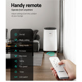 NNEDSZ Devanti 12000BTU Portable Air Conditioner Cooling Mobile Fan Cooler Remote 3300W