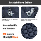 NNEOBA Ultralight Outdoor Camping Air Mattress with Pillow