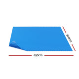 NNEDSZ Pool Cover 600 Micron 6.5x3m Swimming Pool Solar Blanket Blue