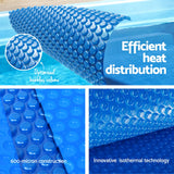 NNEDSZ Pool Cover 600 Micron 6.5x3m Swimming Pool Solar Blanket Blue