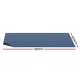 NNEDSZ Pool Cover 600 Micron 9.5x5m Swimming Pool Solar Blanket Blue Black