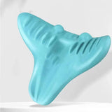 NNEOBA PC Pillow Cervical Traction Device Neck & Shoulder Relaxer Blue