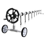 NNEDSZ Pool Cover Roller 6.55m Adjustable Swimming Pool Solar Blanket Reel