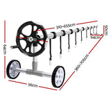 NNEDSZ Pool Cover Roller 6.55m Adjustable Swimming Pool Solar Blanket Reel