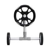 NNEDSZ Pool Cover Roller 6.55m Adjustable Swimming Pool Solar Blanket Reel