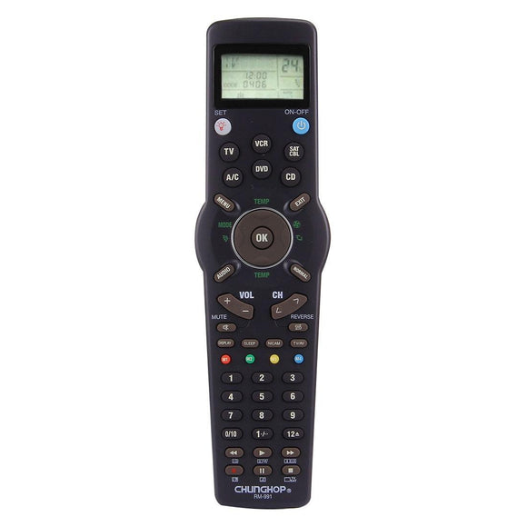 Universal Lcd Remote Controller With Learning Function For Tv Vcr Sat Cbl Dvd Cd A / C - Chunghop Rm L991-1915197264465367041