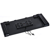 Adjustable Laptop Stand With Fans & Mouse Pad - Portable & Foldable-1915196722582261762