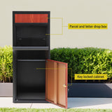 NNEDSZ Gardeon Parcel Letterbox Drop Box Package Black