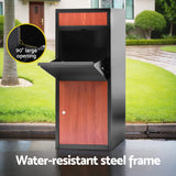NNEDSZ Gardeon Parcel Letterbox Drop Box Package Black