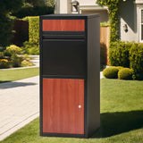 NNEDSZ Gardeon Parcel Letterbox Drop Box Package Black