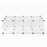 i.Pet Pet Dog Playpen 20 Panels with Baseboard DIY Enclosure Small Animal Rabbit Pen