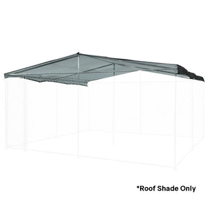 NNEMB Shade Roof for 3x3m Dog Run Pet Enclosure, UV & Water Resistant, Black colour