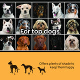 NNEMB Shade Roof for 4x4m Dog Run Pet Enclosure, UV & Water Resistant, Silver colour