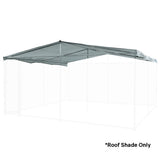 NNEMB Shade Roof for 4x4m Dog Run Pet Enclosure, UV & Water Resistant, Silver colour