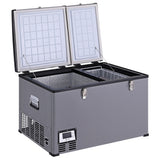 NNEDSZ Glacio Camping Fridge 100L Portable Bar Fridges Freezer 12V/24V/240V