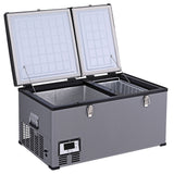 NNEDSZ Glacio Camping Fridge 80L Portable Bar Fridges Freezer 12V/24V/240V