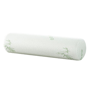NNEDSZ Bedding Memory Foam Neck Roll Pillow Bamboo Cover