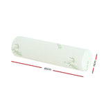 NNEDSZ Bedding Memory Foam Neck Roll Pillow Bamboo Cover