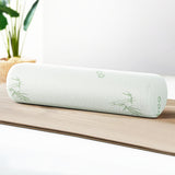 NNEDSZ Bedding Memory Foam Neck Roll Pillow Bamboo Cover