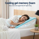 NNEDSZ Giselle Bedding Adjustable Wedge Pillow Grey