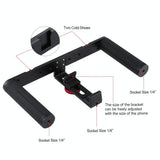 4-In-1 Vlogging Kit With Led Light Microphone Tripod And Stabilizer-1915197545747976195