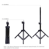 Live Broadcast Dual Phone Bracket With 70Cm Tripod & 6.2 Inch 16Cm Led Ring Light Kit-1915197212493746180