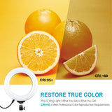 Live Broadcast Dual Phone Bracket With 70Cm Tripod & 6.2 Inch 16Cm Led Ring Light Kit-1915197212493746184