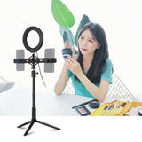 Live Broadcast Phone Bracket & Tripod Mount With Extension Rod & 6.2 Inch Led Ring Light Kit-1915197299949178882