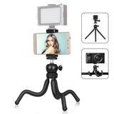 Flexible Mini Octopus Tripod With Ball Head And Phone Clamp-1915198032052359168
