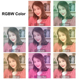 Curved Surface Ring Light With Usb 10 Modes 8 Colour Rgbw Cold Shoe Tripod Black-1915196780950196232