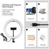 10.2 Curved Rgbw Led Ring Light Kit With Tripod Dual Phone Brackets Remote And Clamp-1915196719826604040