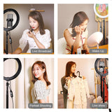 10.2 Rgbw Led Ring Light Kit With Tripod And Remote Control-1915196754463166469