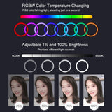 6.2 Rgbw Led Ring Light With Tripod And Remote Control-1915196772515450888