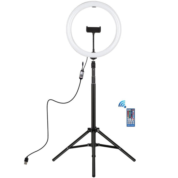 11.8 Rgbw Led Ring Light Kit With Mount & Remote-1915196786058858497
