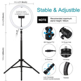11.8 Rgbw Led Ring Light Kit With Mount & Remote-1915196786058858503