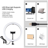 11.8 Rgbw Led Ring Light Kit With Mount Dual Phone Brackets And Remote Control-1915196802194345992