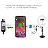 7.9 Rgbw Led Ring Light With Dual Colour Temperature And Phone Clamp-1915196683264856073