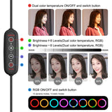 10.2 Marquee Led Beauty Light With Tripod And Remote Control-1915196708661366791