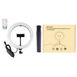 10.2 Marquee Led Beauty Light With Tripod And Remote - Dual-Colour Ring Light For Vlogging And Photography-1915196724595527684