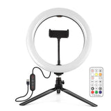 10.2 Marquee Led Beauty Light With Tripod And Remote - Dual-Colour Ring Light For Vlogging And Photography-1915196724595527681