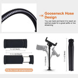 10.2 Marquee Led Beauty Light With Tripod And Remote - Dual-Colour Ring Light For Vlogging And Photography-1915196724595527686