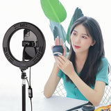 7.9 Usb Rgb Light With Dual Colour Temperature & Tripod Mount For Vlogging And Selfie Photography - Black-1915196494730891269