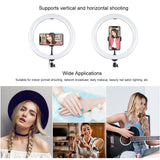11.8 Led Ring Light With Tripod And Phone Clamp - 3 Modes Dual Colour Temperature Curved Surface - Black-1915196495787855880